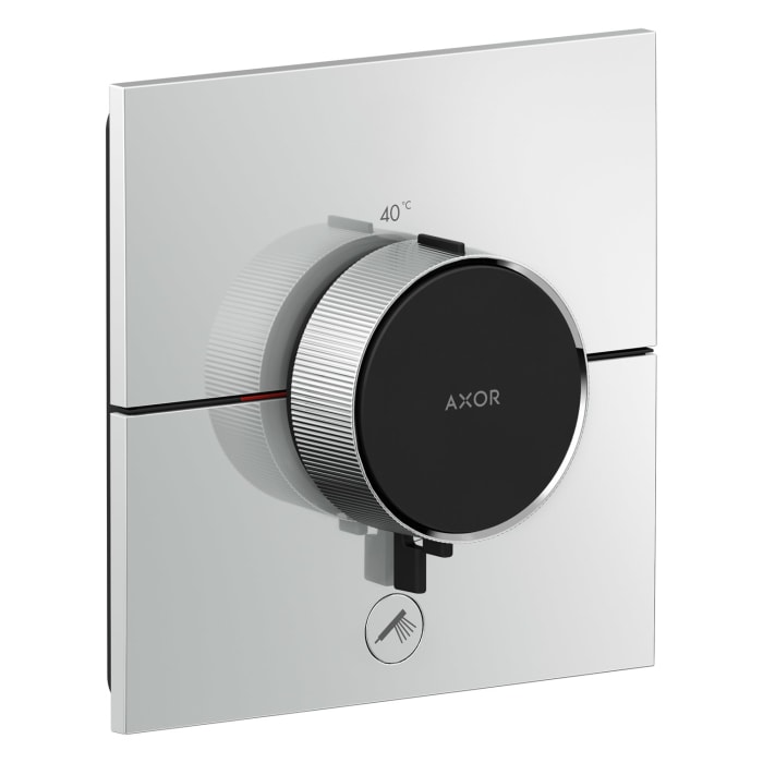 AXOR ShowerSelect ID Thermostat HighFlow Unterputz eckig für 1 Funktion und einen zusätzlichen Abgang