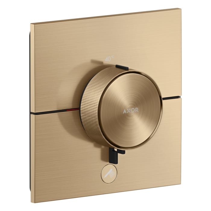 AXOR ShowerSelect ID Thermostat HighFlow Unterputz eckig für 1 Funktion und einen zusätzlichen Abgang