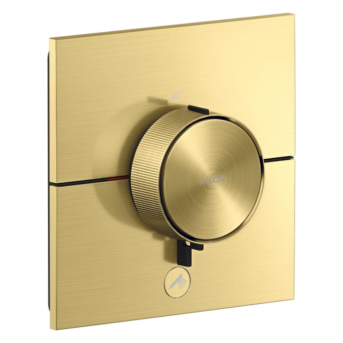 AXOR ShowerSelect ID Thermostat HighFlow Unterputz eckig für 1 Funktion und einen zusätzlichen Abgang