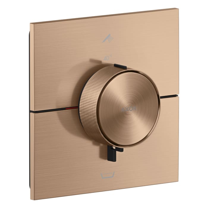 AXOR ShowerSelect ID Thermostat Unterputz eckig für 2 Funktionen mit integrierter Sicherungskombi nach EN1717