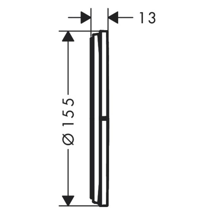AXOR ShowerSelect ID Ventil Unterputz rund für 3 Funktionen
