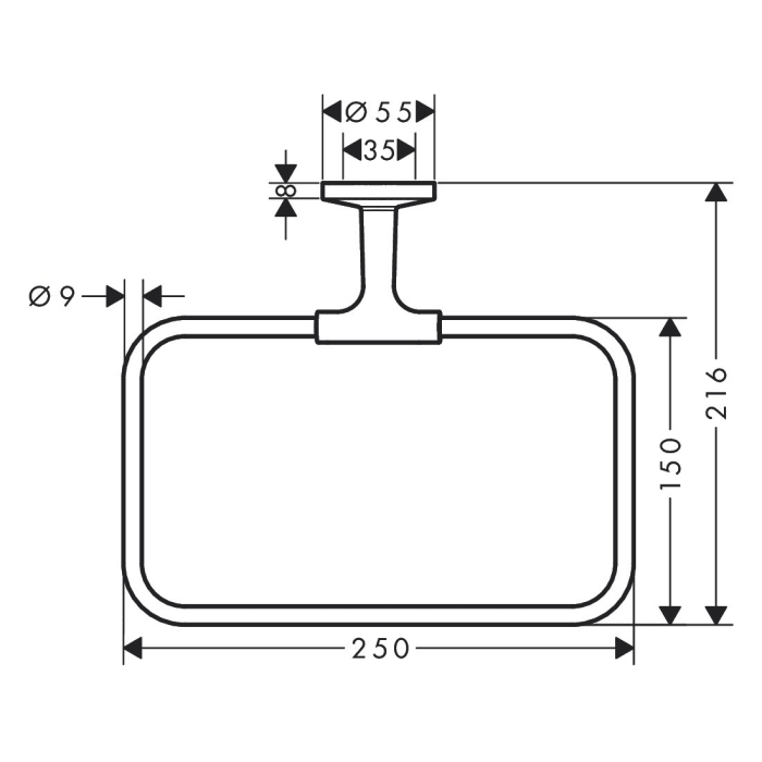 AXOR Universal Circular Handtuchring