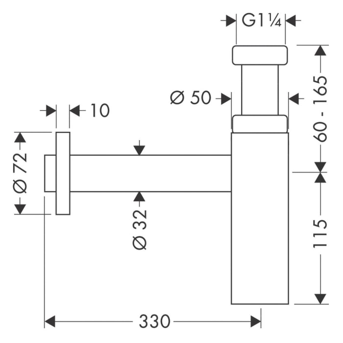 AXOR Flowstar S Designsifon