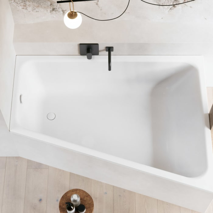 Bette Space L Eck-Badewanne 170 x 130 cm Einbau Ecke rechts, mit Antirutsch Sense