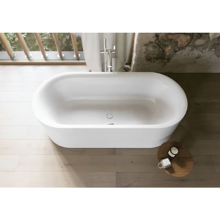 Bette LUX Oval Silhouette freistehende Badewanne 180 x 80 cm