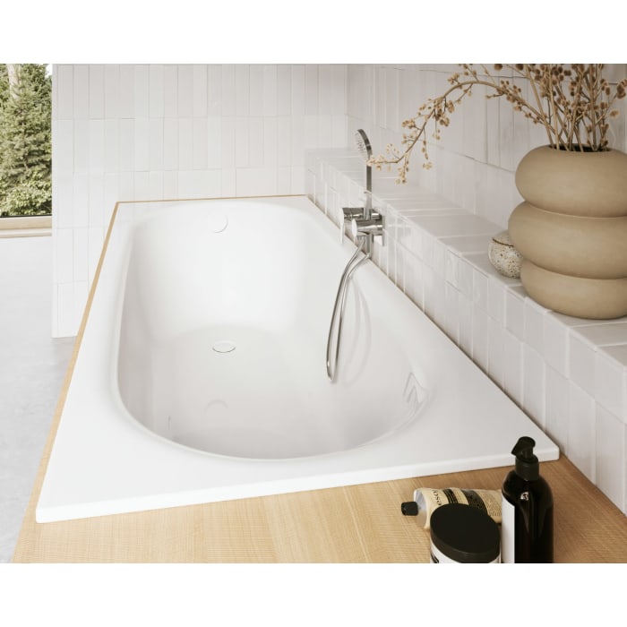 Bette Comodo Rechteck-Badewanne 180 x 80 cm mit Antirutsch Sense