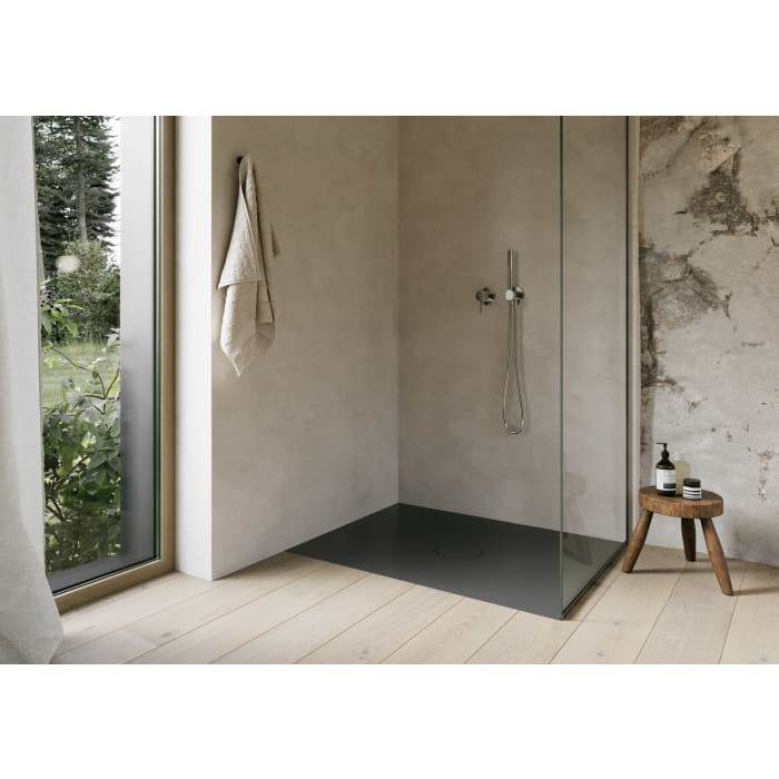 Bette Air Duschwanne 120 x 100 x 1 cm mit Minimum Wannenträger