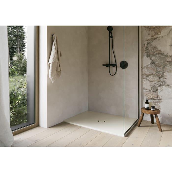 Bette BetteFloor Duschfläche 140 x 90 cm mit BetteGlasur® Plus und Minimum-Wannenträger