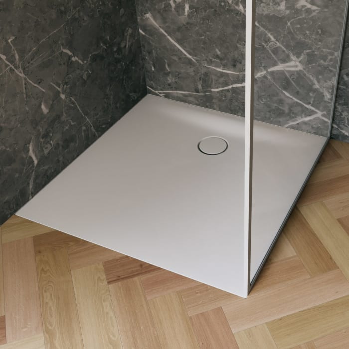 Bette BetteFloor Side Duschfläche 100 x 100 cm mit BetteAntirutsch Sense