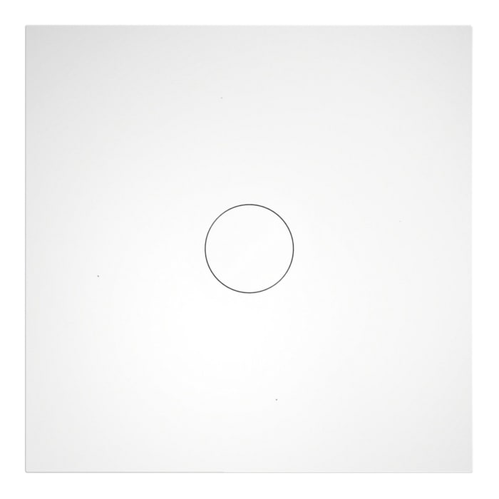 Bette Air Duschwanne 90 x 90 x 1 cm mit Antirutsch Sense u. Minimum Wannenträger