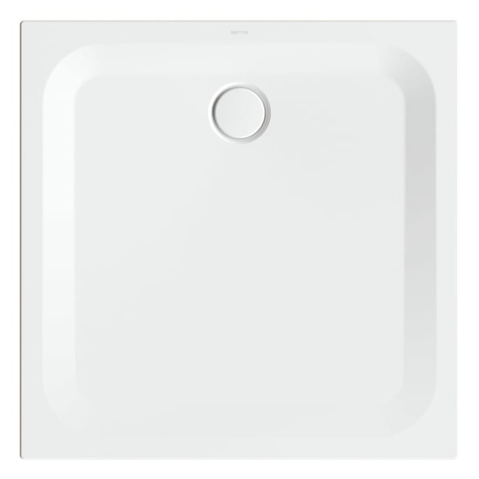 Bette Ultra Duschwanne superflach 100 x 100 x 2,5 cm mit BetteGlasur® Plus