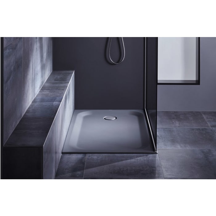 Bette Ultra Duschwanne superflach 130 x 75 x 3,5 cm mit Minimum-Wannenträger