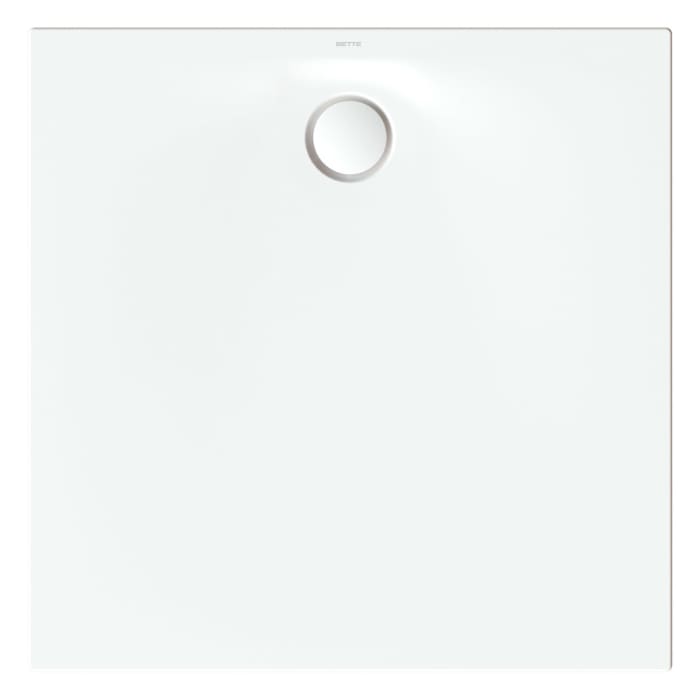 Bette Ultra Space Duschwanne 100 × 100 × 1,5 cm mit BetteAntirutsch Pro