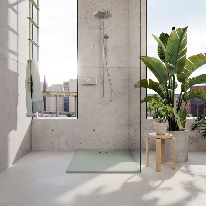 Bette Ultra Space Duschwanne 120 × 100 × 2,5 cm mit BetteAntirutsch Pro