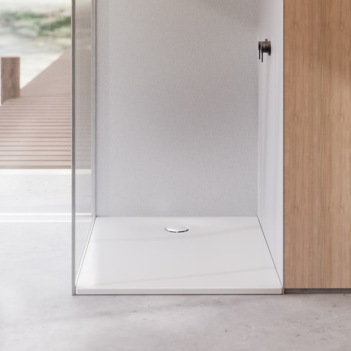 Bette Ultra Space Duschwanne 90 × 90 × 1,5 cm mit BetteAntirutsch Pro