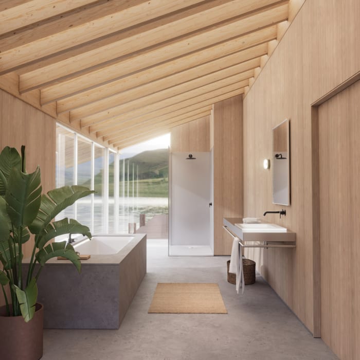 Bette Ultra Space Duschwanne 90 × 90 × 1,5 cm mit BetteAntirutsch Sense