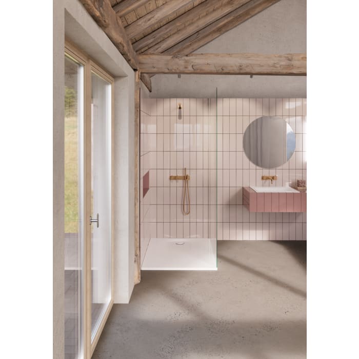 Bette Ultra Space Duschwanne 120 × 80 × 2,5 cm mit BetteAntirutsch Sense