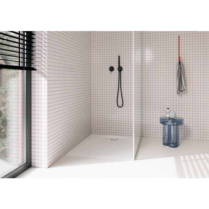 Bette Ultra Space Duschwanne 160 × 90 × 2,5 cm mit BetteAntirutsch Sense