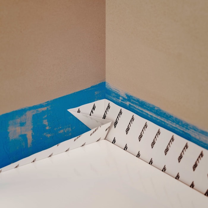 Bette Ultra Space Duschwanne 120 × 90 × 2,5 cm mit Seal+ Abdichtung