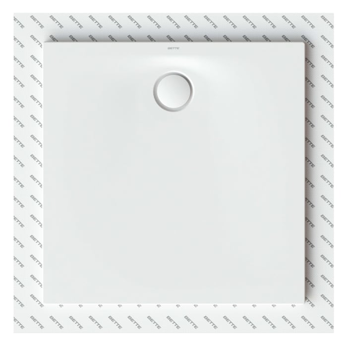 Bette Ultra Space Duschwanne 90 × 90 × 1,5 cm mit Seal+ Abdichtung