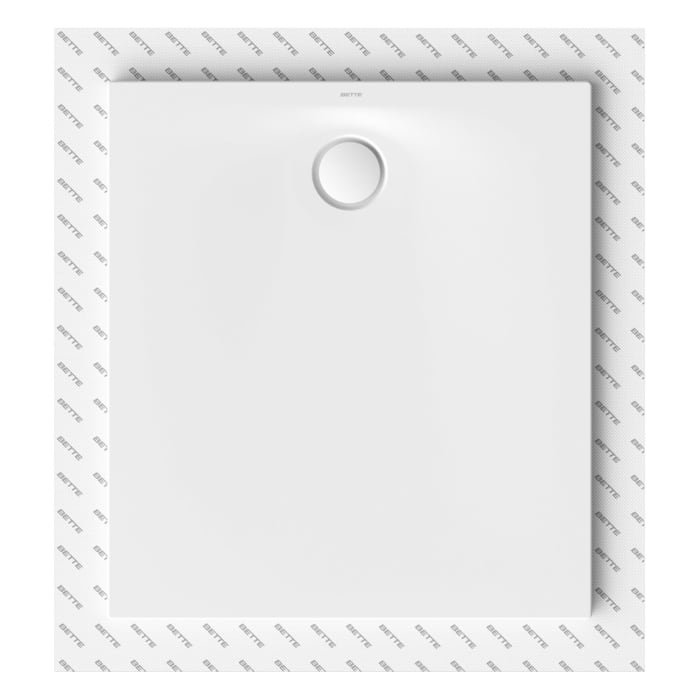 Bette Ultra Space Duschwanne 100 × 90 × 1,5 cm mit Seal+ Abdichtung