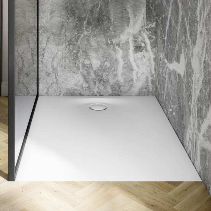 Bette Ultra Space Duschwanne 160 × 80 × 2,5 cm mit Seal+ Abdichtung