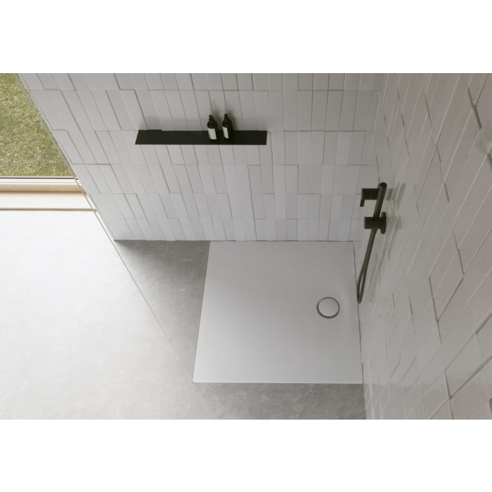 Bette Ultra Space Duschwanne 100 × 100 × 1,5 cm mit BetteAntirutsch Pro und Seal+ Abdichtung