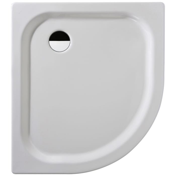 Bette Corner 90 x 80 x 3,5 cm Viertelkreis-Duschwanne ohne Schürze