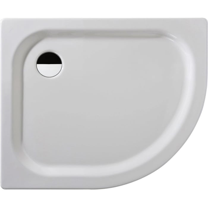 Bette Corner 75 x 90 x 3,5 cm Viertelkreis-Duschwanne ohne Schürze