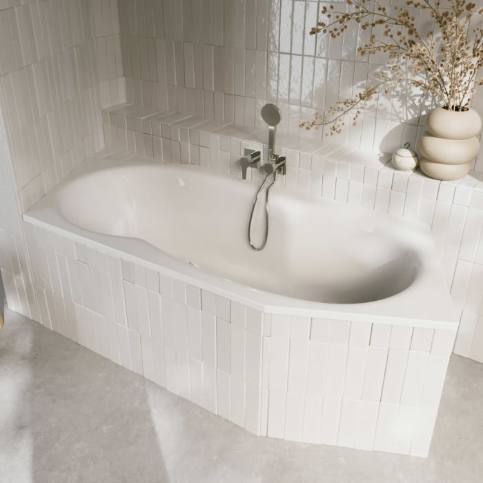 Bette Metric Sechseckbadewanne 206 x 90 x 45 cm