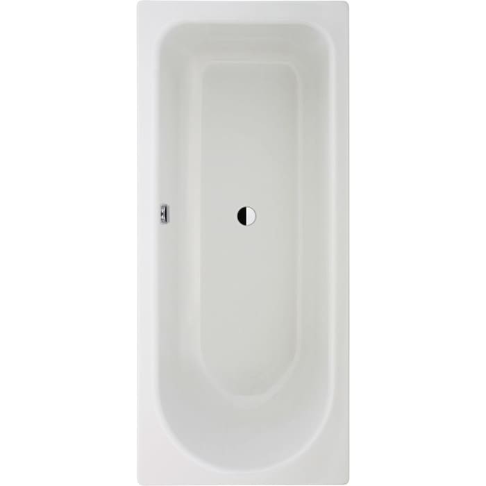 Bette Ocean Badewanne 160 x 70 x 45 cm, Überlauf hinten