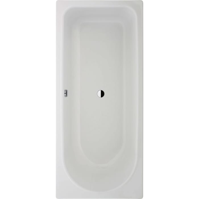 Bette Ocean Badewanne 170 x 70 cm, Überlauf hinten