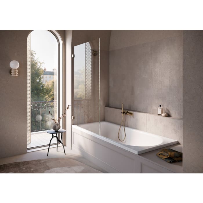 Bette Ocean Badewanne 170 x 70 cm, Überlauf hinten