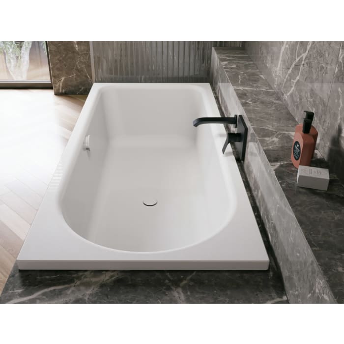 Bette Ocean Badewanne 170 x 75 cm, Überlauf hinten