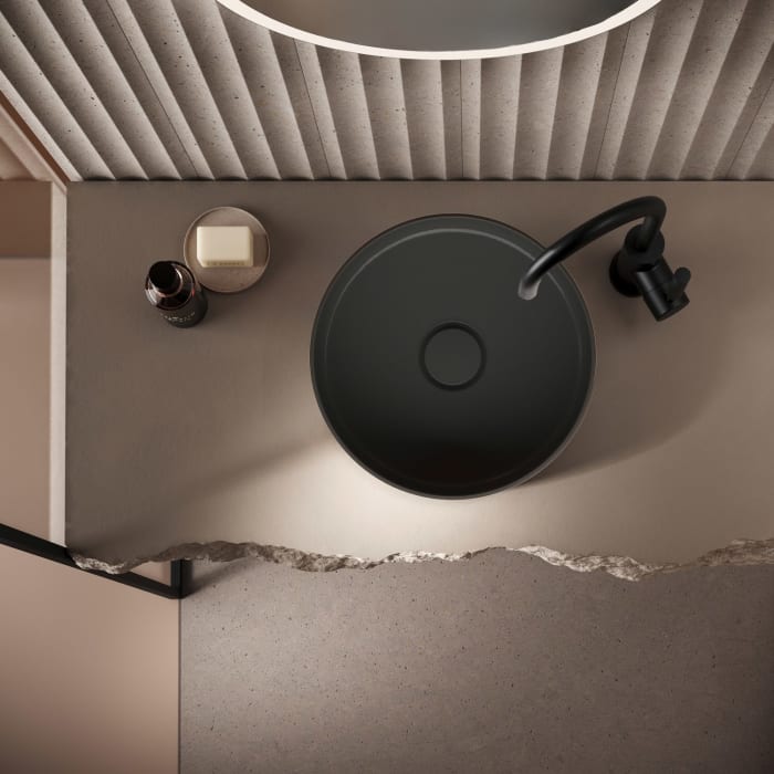 Bette Liv Schalenwaschtisch 32 x 32 cm mit Glasur Plus