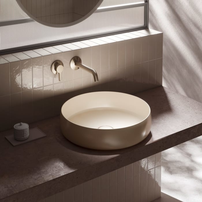 Bette Liv Schalenwaschtisch 42 x 42 cm mit Glasur Plus