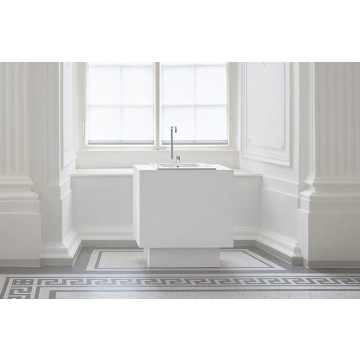 BetteOne Einbau-Waschtisch 80 x 49,5 cm mit Hahnloch