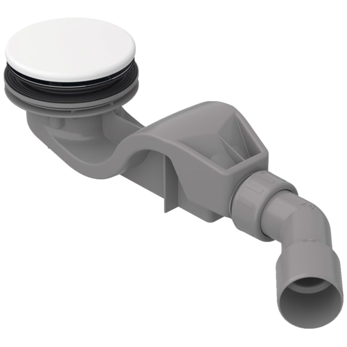 Bette BetteSolid 50 Ablaufgarnitur, seitlich, mit Antirutsch Sense