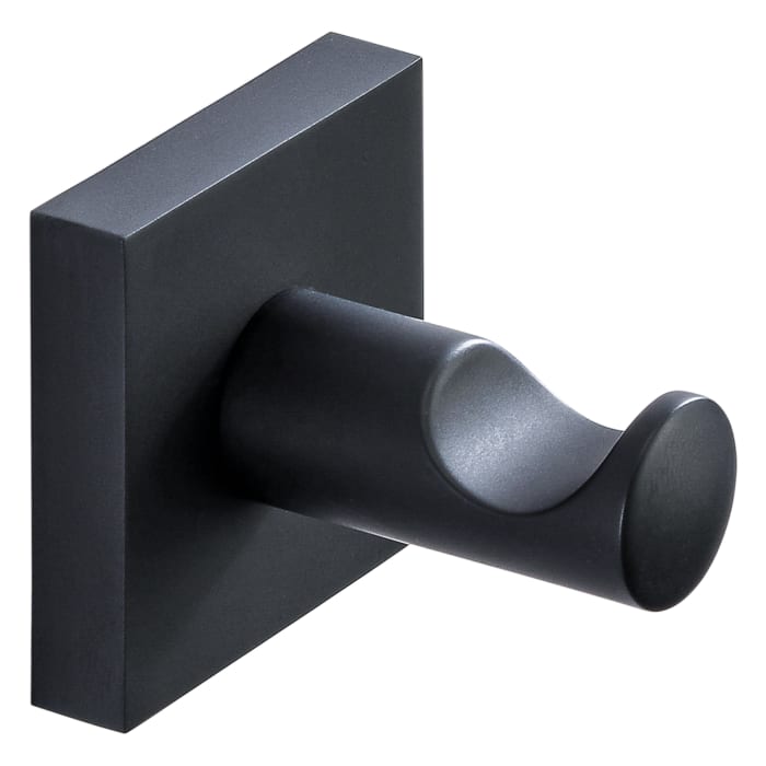 Bravat Quaruna mattschwarz Handtuchhaken