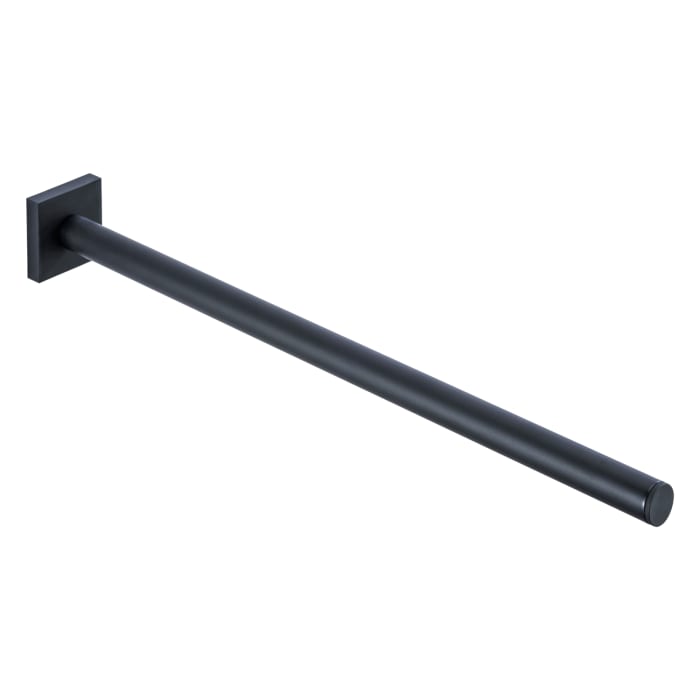 Bravat Quaruna mattschwarz Handtuchhalter 1-armig