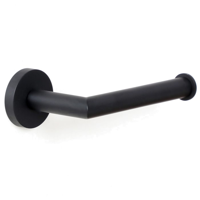 Bravat Varuna mattschwarz WC-Papierhalter ohne Deckel, rechts