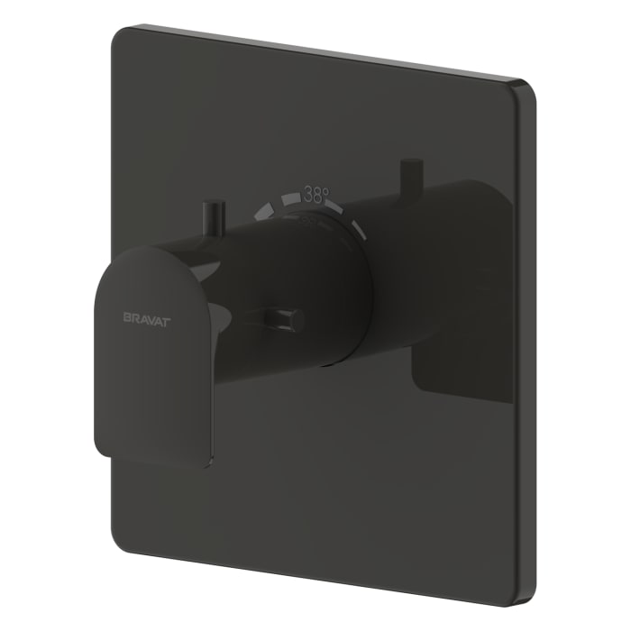 Bravat Milano Fertigset für UP-Brausethermostat