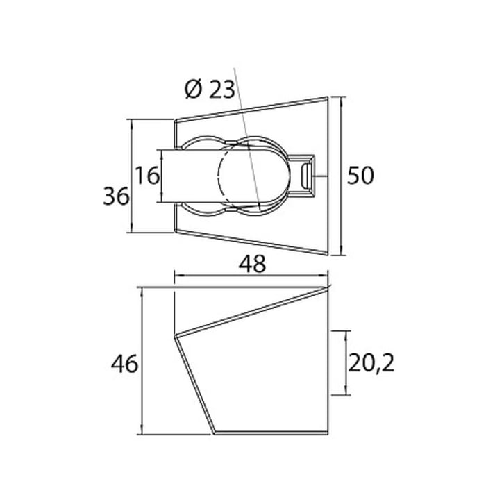 Bravat Wandhalter für Handbrause