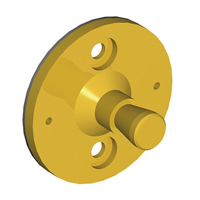 Bravat Varuna mattschwarz Ersatz-Wandadapter