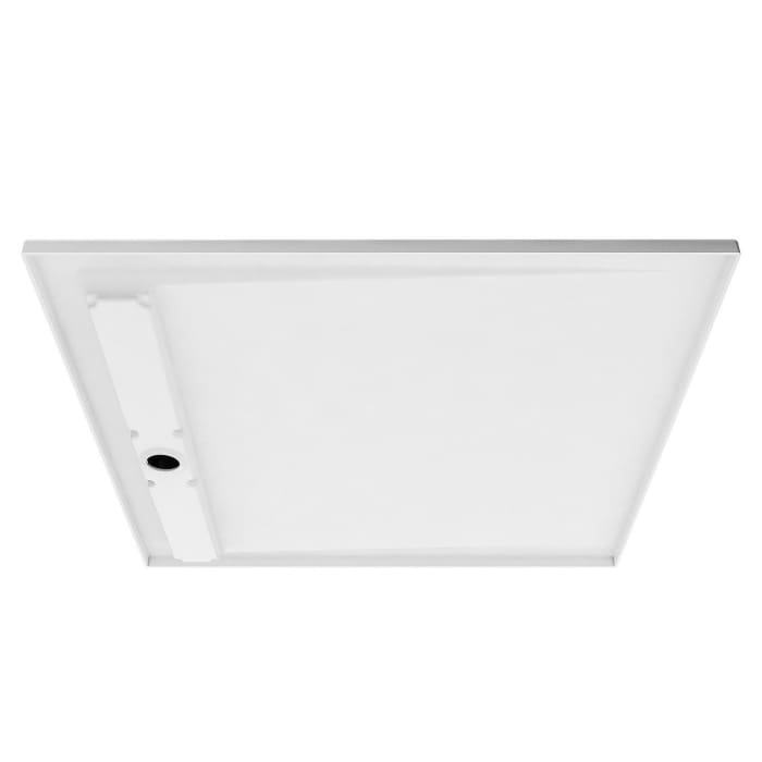 Breuer Duschwanne Classic Line extra flach mit Ablaufrinne schmal 100 x 100 cm