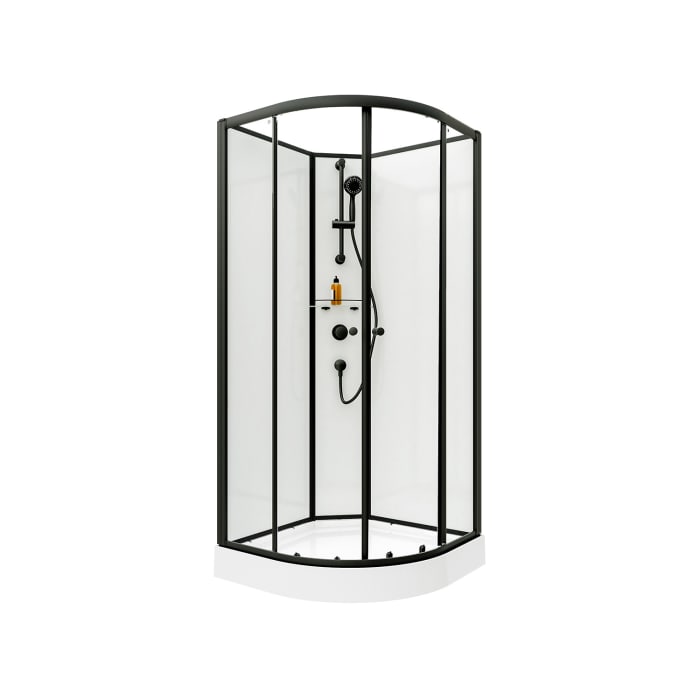 Breuer Komplettdusche BR 200, 90 x 90 cm, Radius 55 cm