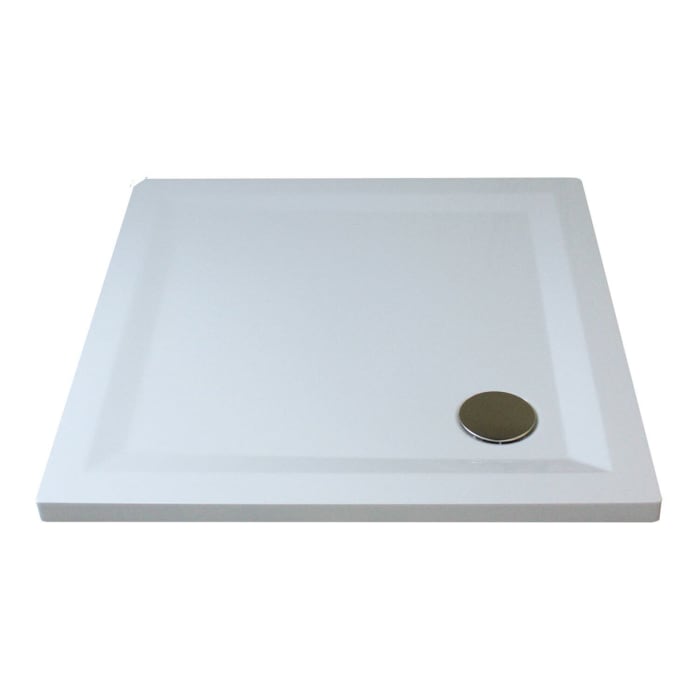 Breuer Flat Line Design Quadratduschwanne 100 x 100 cm