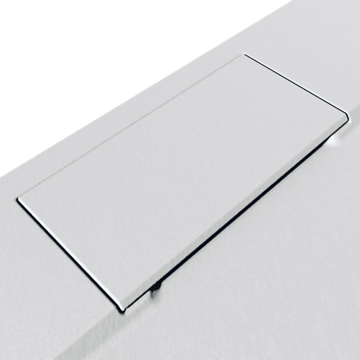 Breuer Lite-Line Steinoptik Quadratduschwanne 90 x 90 cm