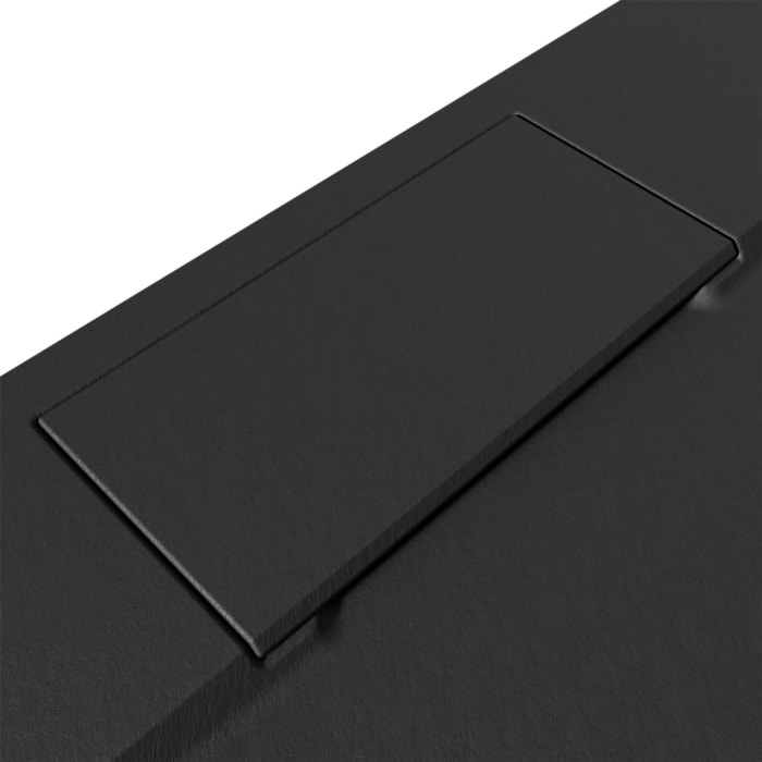 Breuer Lite-Line Steinoptik Quadratduschwanne 90 x 90 cm