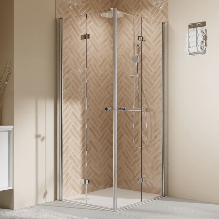 Breuer ELANA 2.0 Eckeinstieg Drehfalttür 4-teilig 90 x 90 cm